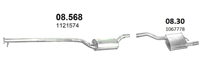 Tłumik Ford Focus Focus MK1 (1998-2004) 2.0