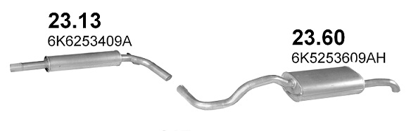 Tłumik Seat Cordoba SX 1.8i