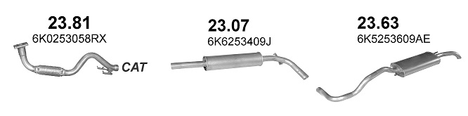 Tłumik Seat Cordoba 1.0i