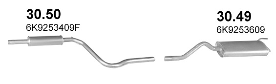 Tłumik Seat Inca 1.6