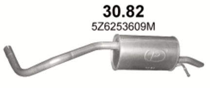 Tłumik Volkswagen Fox 1.2i