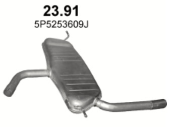 Tłumik Seat Altea XL 1.6 MPi