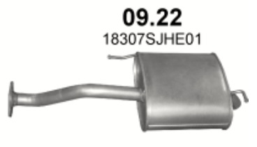 Tłumik Honda FR-V 2.2 i-CTDi