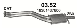 Tłumik BMW Seria 3 E46 (1998-2005) 2.0i