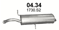 Tłumik Citroen C4 1.6i