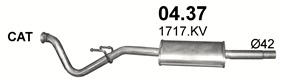 Tłumik Citroen Berlingo II (2008 - ) 1.6