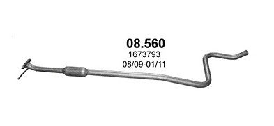 Tłumik Ford Fiesta 1.25
