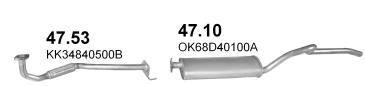 Tłumik Kia Ceres 2.4 Diesel