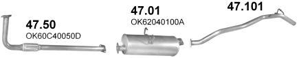 Tłumik Kia K 2700 2.7