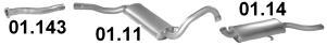 Tłumik Audi 80 1.8