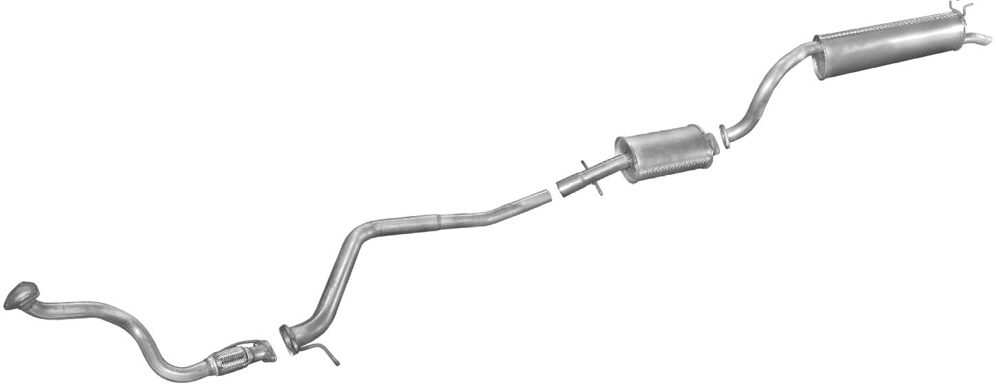 Tłumik Polonez CARO 1.4