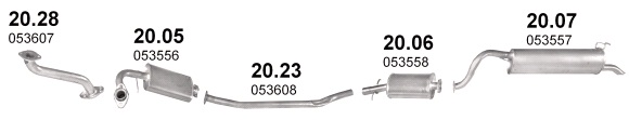 Tłumik Polonez CARO 1.5
