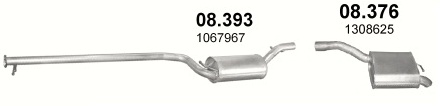 Tłumik Ford Focus Focus MK1 (1998-2004) 1.8 TDCi
