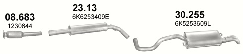 Tłumik Seat Cordoba 1.9 TDI